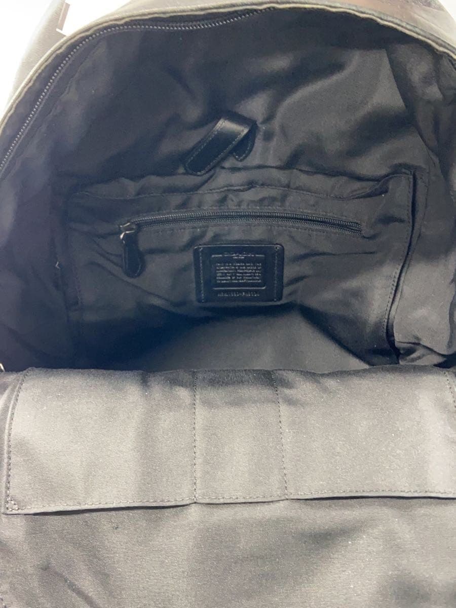 COACH Backpack Leather BLK Solid 49334 6