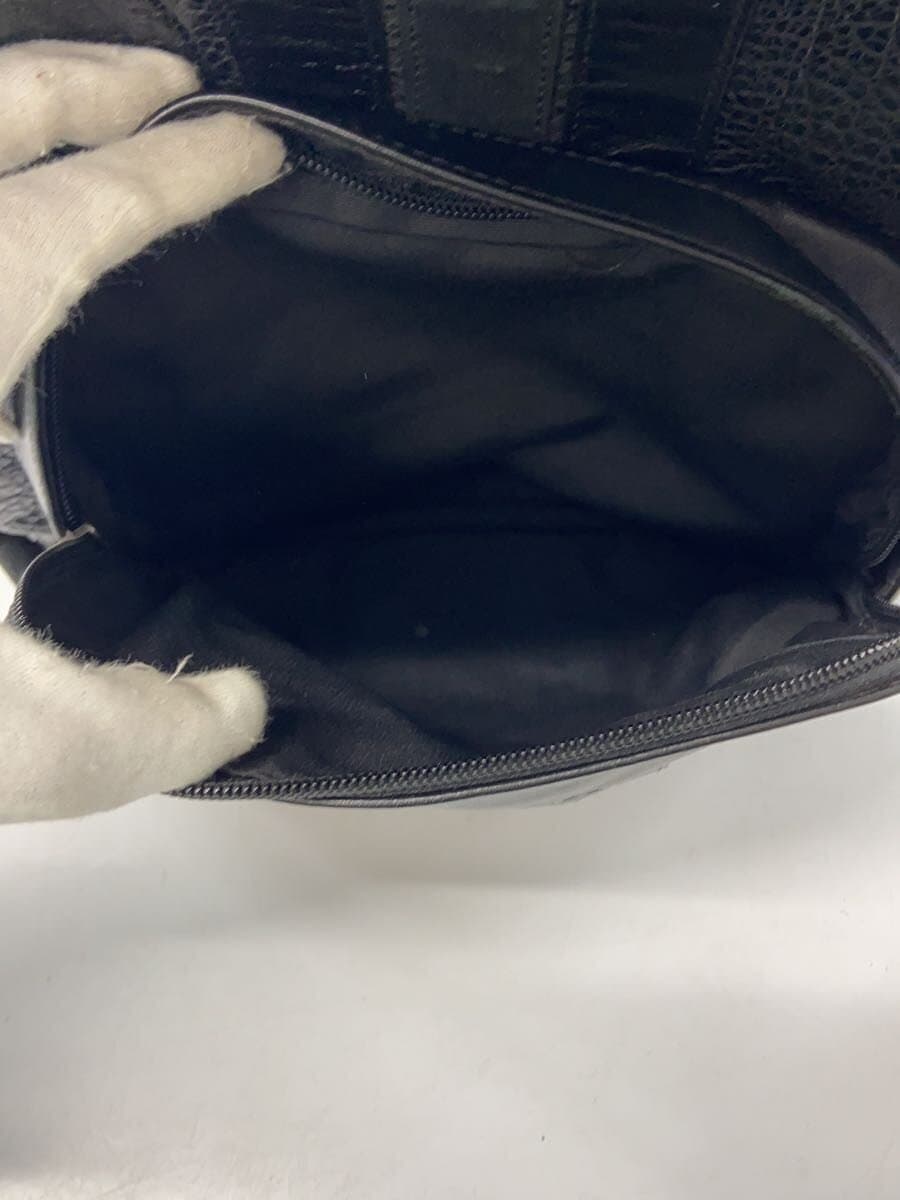 COACH Backpack Leather BLK Solid 49334 7