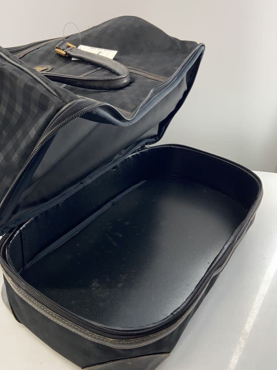 Aquascutum Boston Bag Nylon Black Check 7