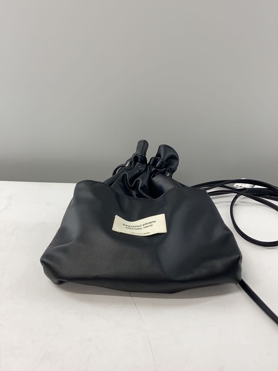 beautiful people Shoulder Bag BLK Solid 4