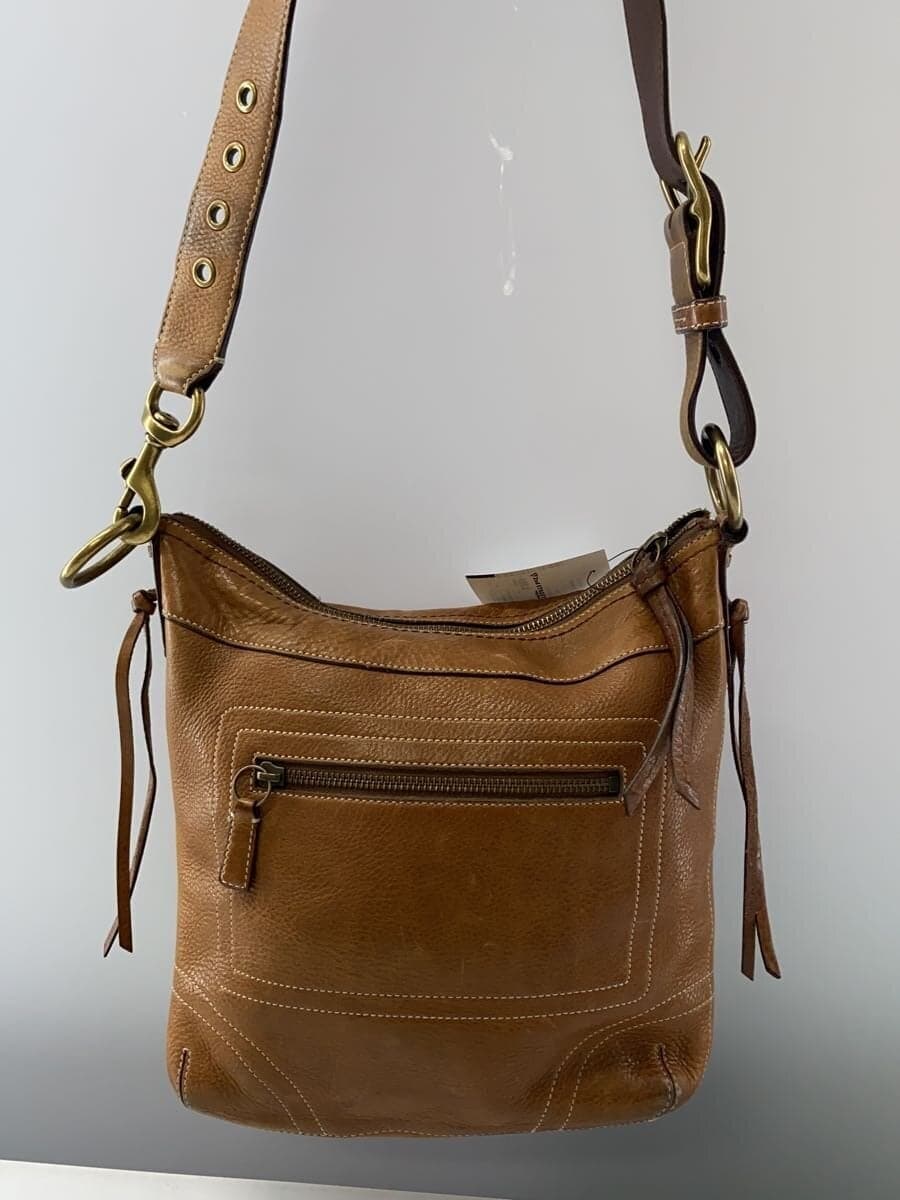 COACH Shoulder Bag Leather CML Solid 10399 3