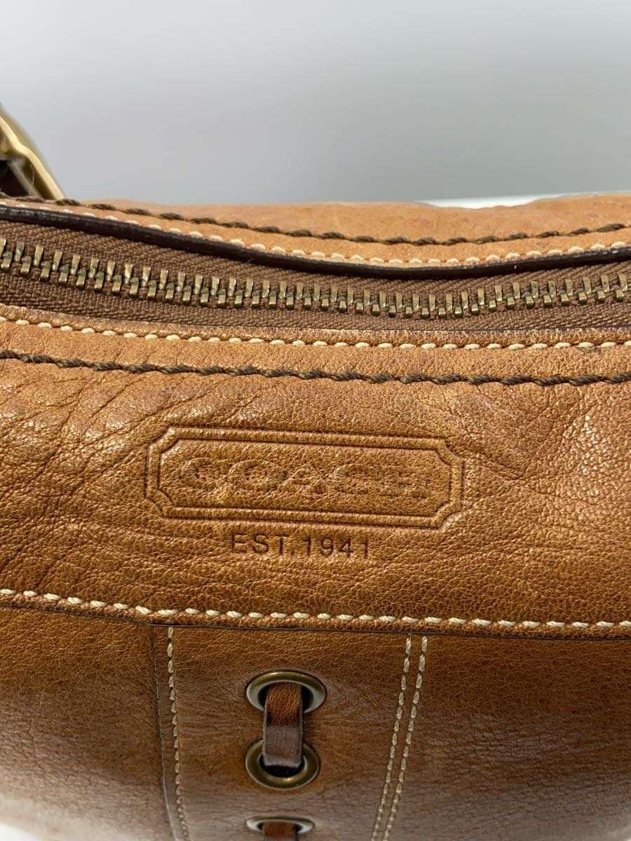 COACH Shoulder Bag Leather CML Solid 10399 5