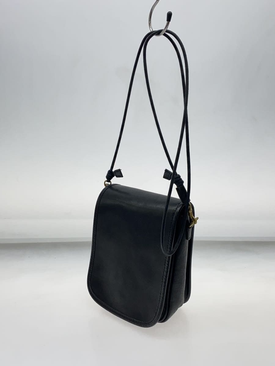 BEAMS×SLOW Shoulder Bag Leather BLK 2