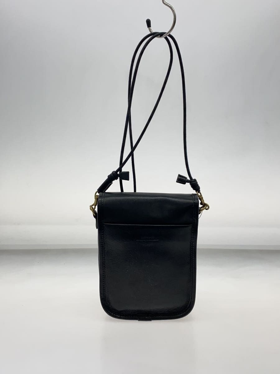 BEAMS×SLOW Shoulder Bag Leather BLK 3