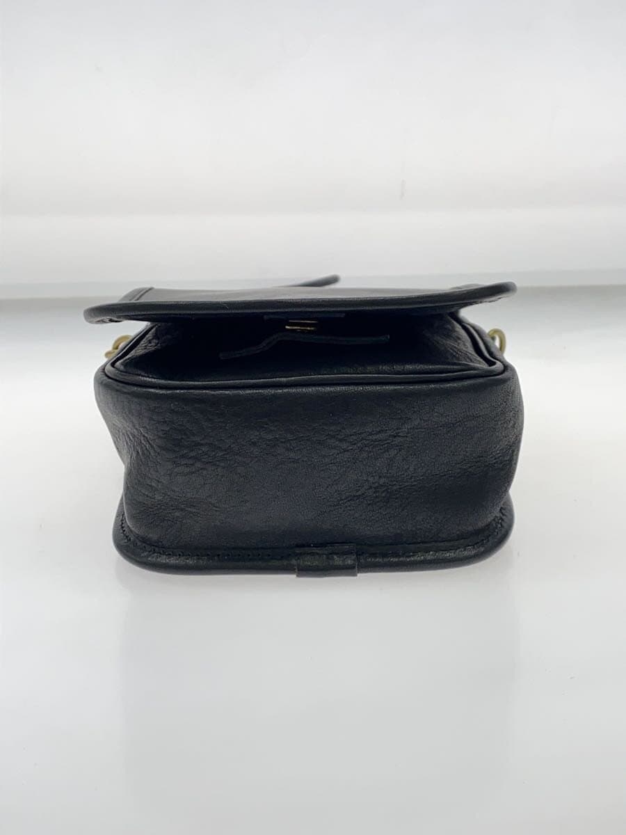 BEAMS×SLOW Shoulder Bag Leather BLK 4