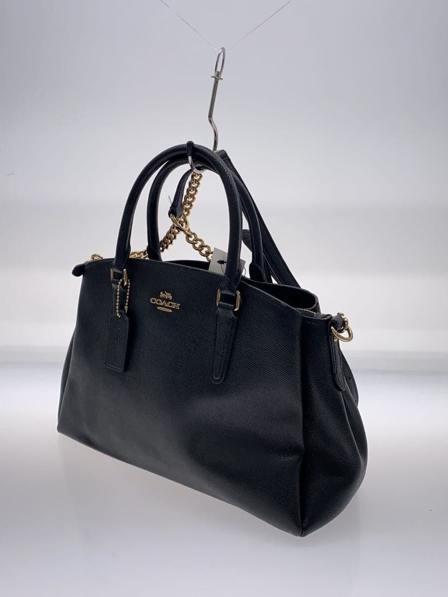 COACH handbag PVC BLK 2