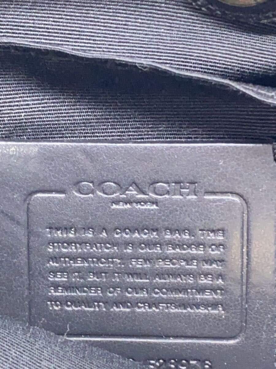 COACH handbag PVC BLK 5
