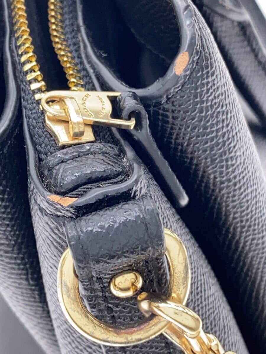 COACH handbag PVC BLK 8
