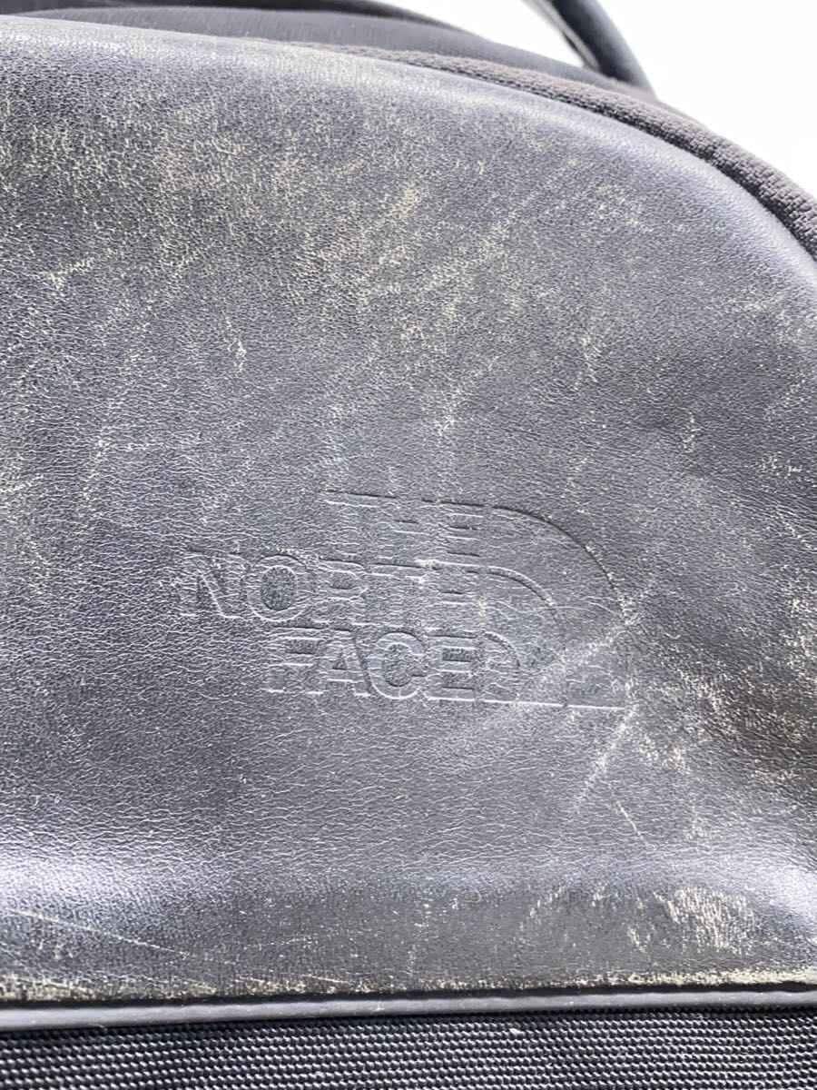 THE NORTH FACE backpack nylon BLK solid color NM82395 has scratches 5