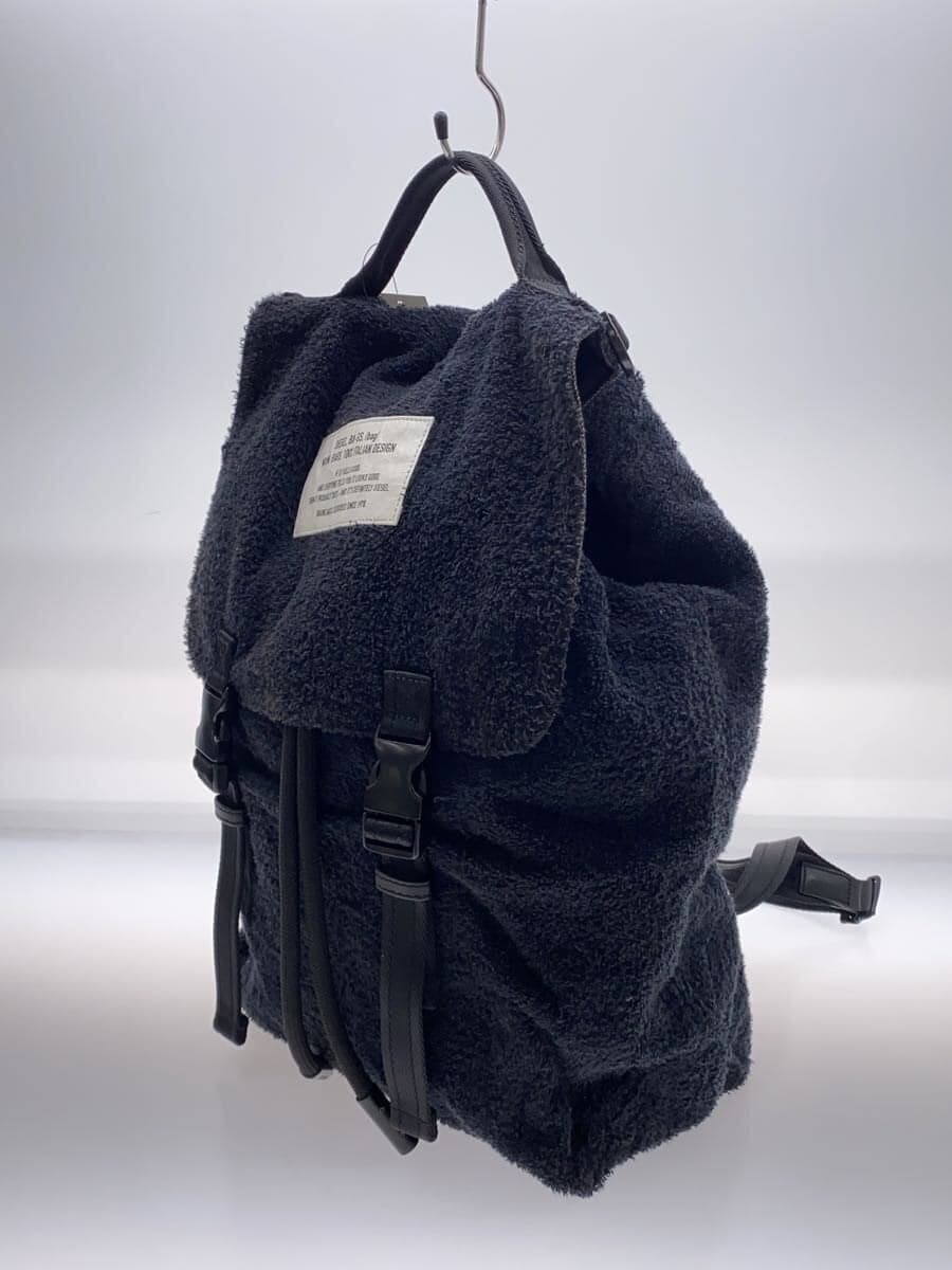 DIESELVOLPAGO BACK Pile Backpack -- BLK 2