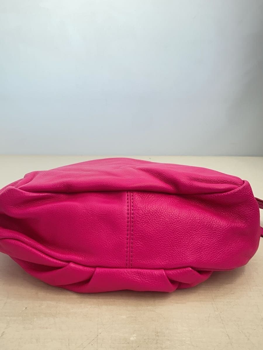 MARC JACOBS Shoulder Bag Leather PNK Solid 4