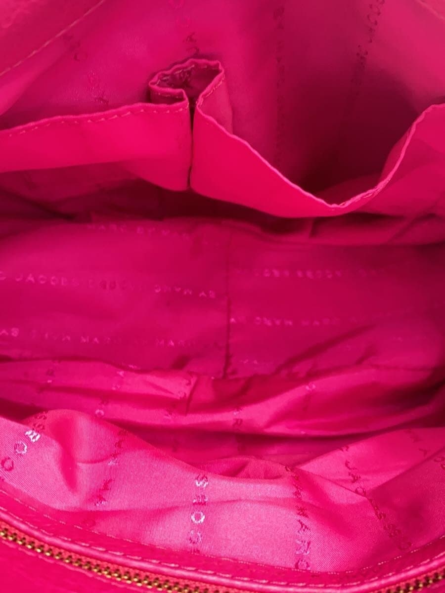 MARC JACOBS Shoulder Bag Leather PNK Solid 6