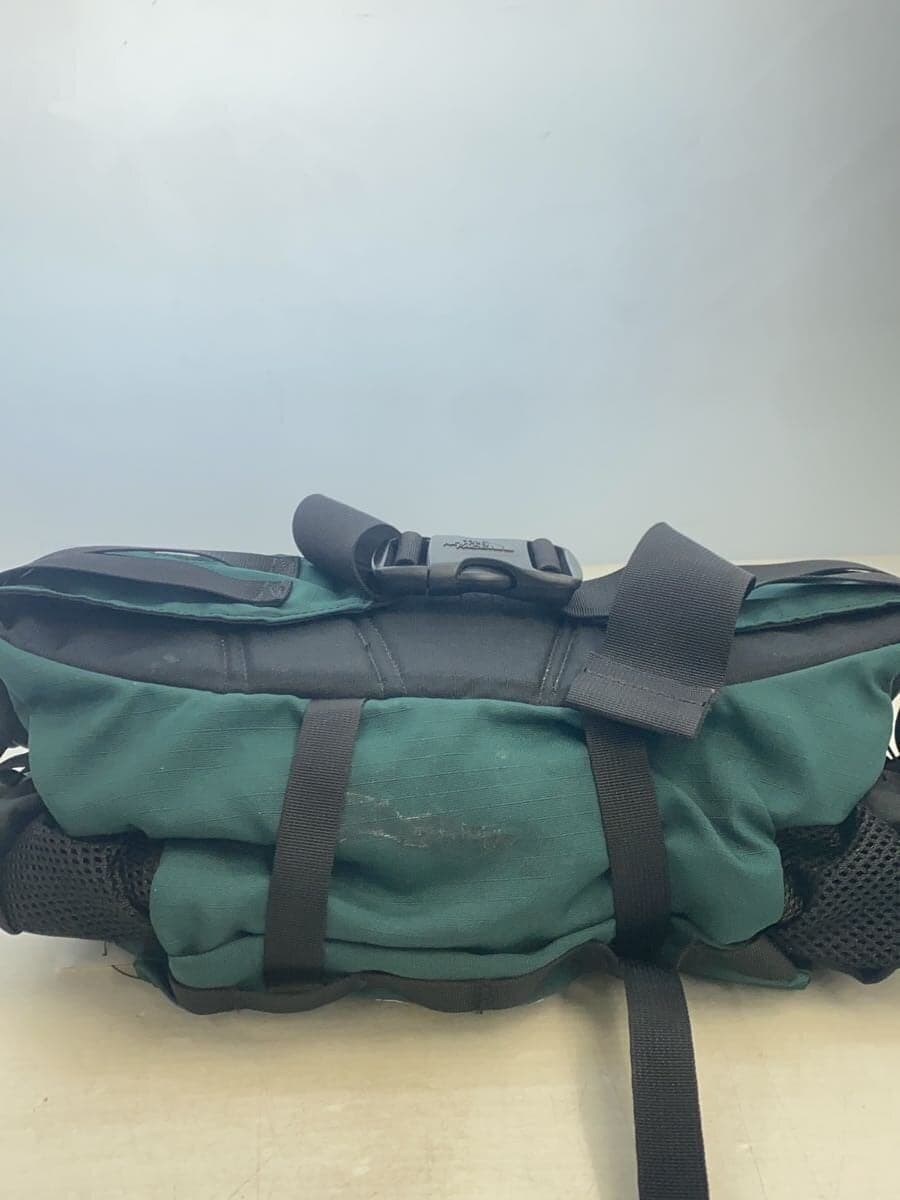 THE NORTH FACE Lining Deteriorated Bottom With Stain Waist Bag Nylon GRN 4