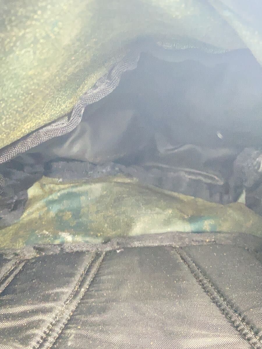 THE NORTH FACE Lining Deteriorated Bottom With Stain Waist Bag Nylon GRN 5