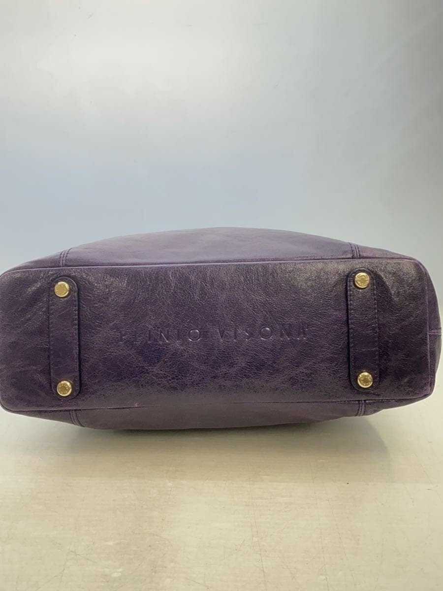 PLINIO VISONA Tote Bag Leather PUP Solid 4