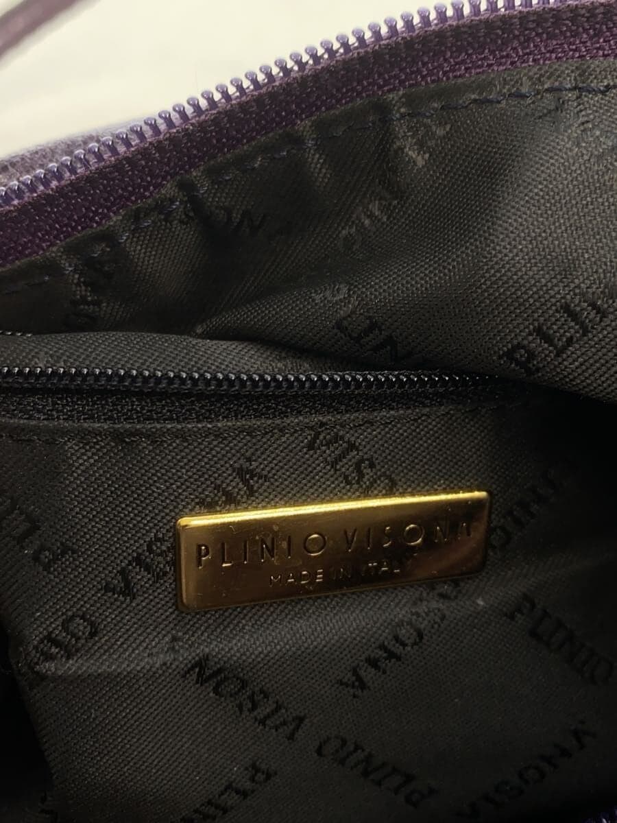 PLINIO VISONA Tote Bag Leather PUP Solid 5