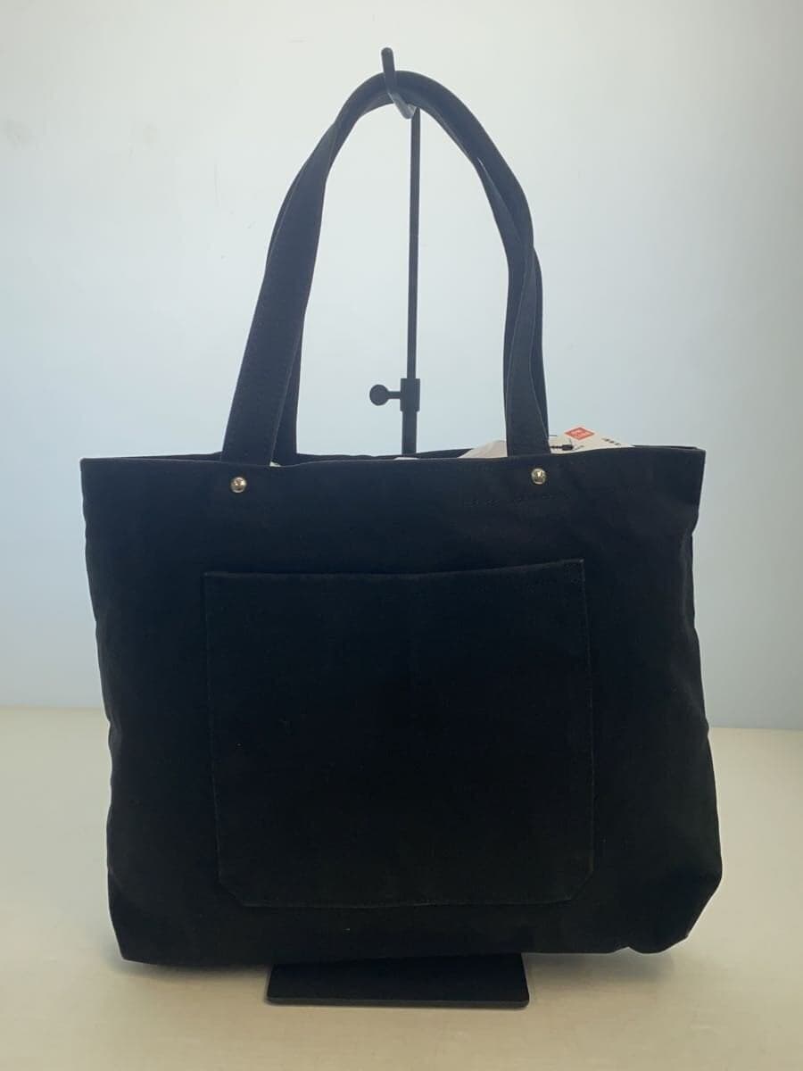 Ichizawa Hanpu Made Tote Bag Canvas BLK 3