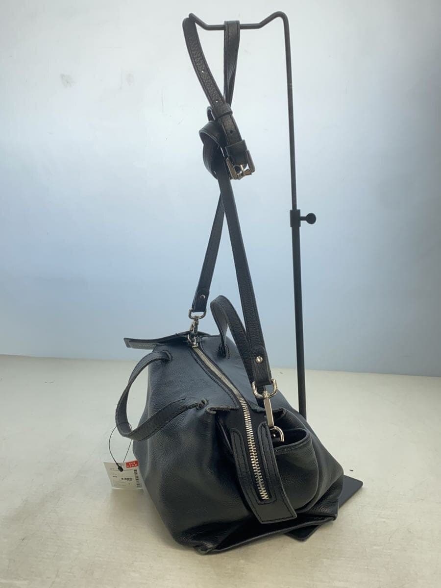 GIANNI CHIARINI Shoulder Bag Leather BLK 222 2