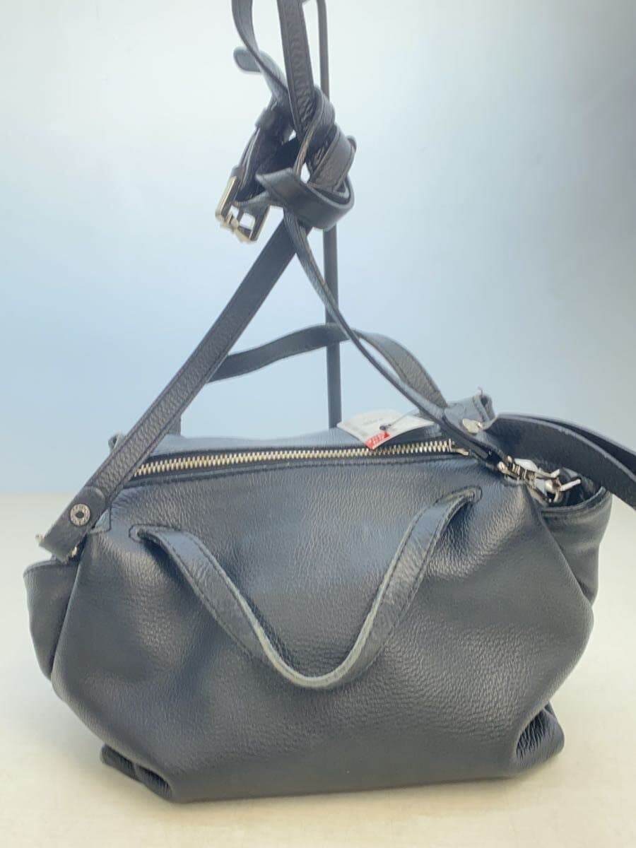 GIANNI CHIARINI Shoulder Bag Leather BLK 222 3