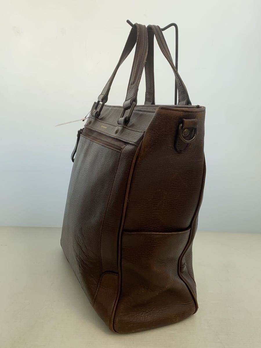 BURBERRY Tote Bag Leather BRW Solid 2