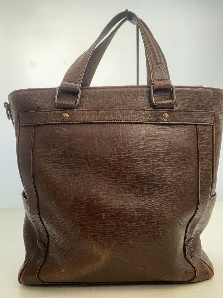 BURBERRY Tote Bag Leather BRW Solid 3