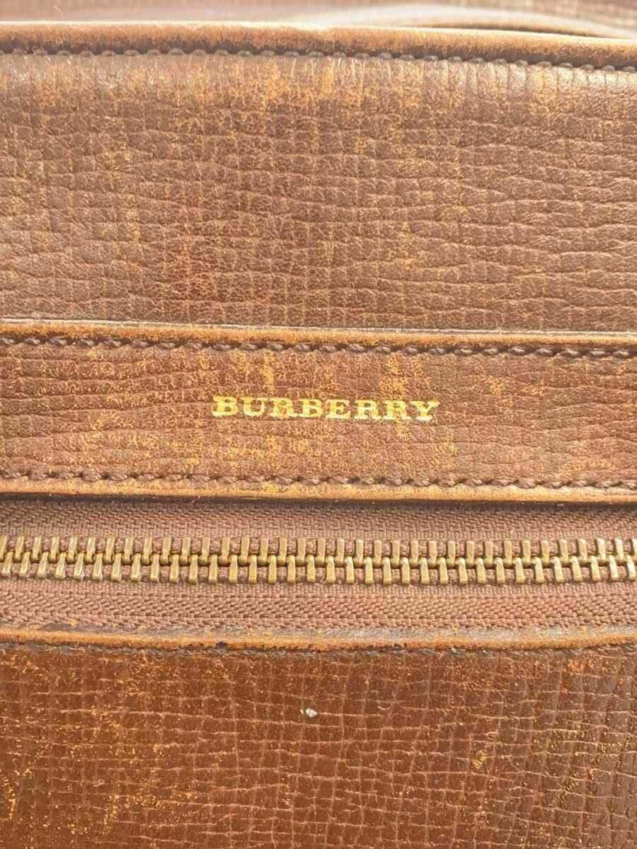 BURBERRY Tote Bag Leather BRW Solid 5