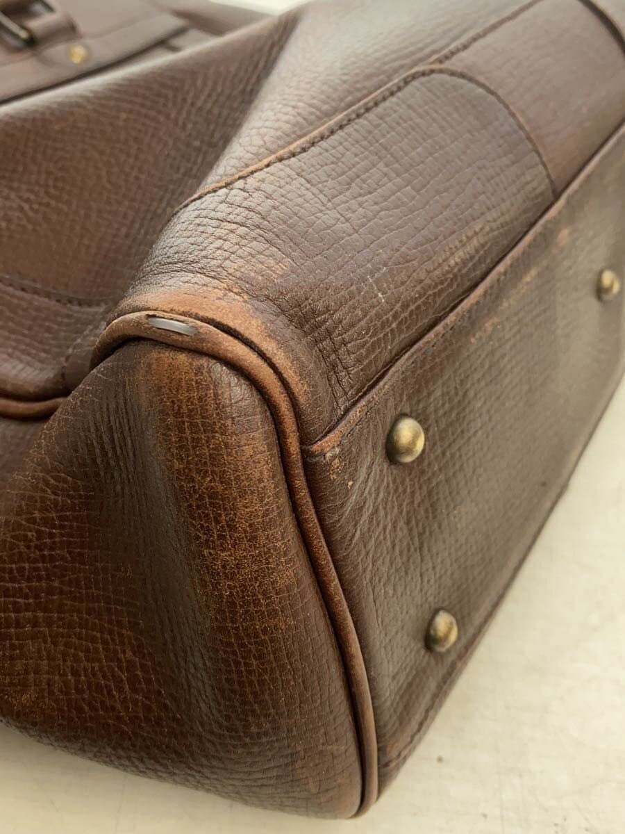 BURBERRY Tote Bag Leather BRW Solid 9