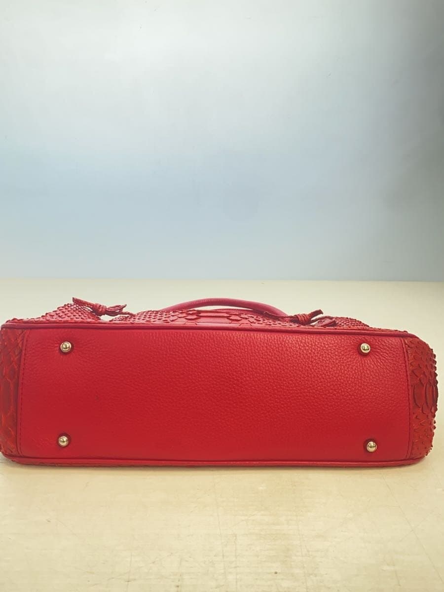 Other Brand Handbag Leather RED 4