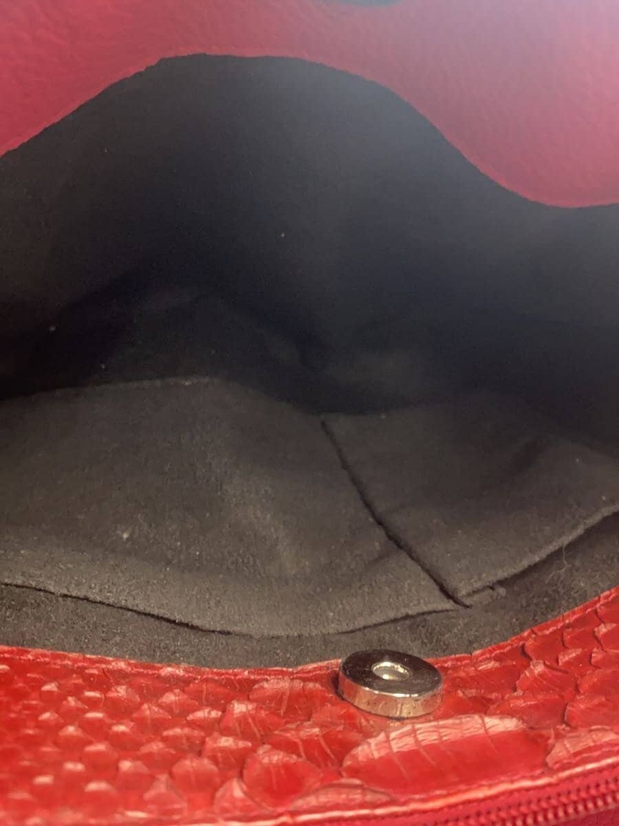 Other Brand Handbag Leather RED 5