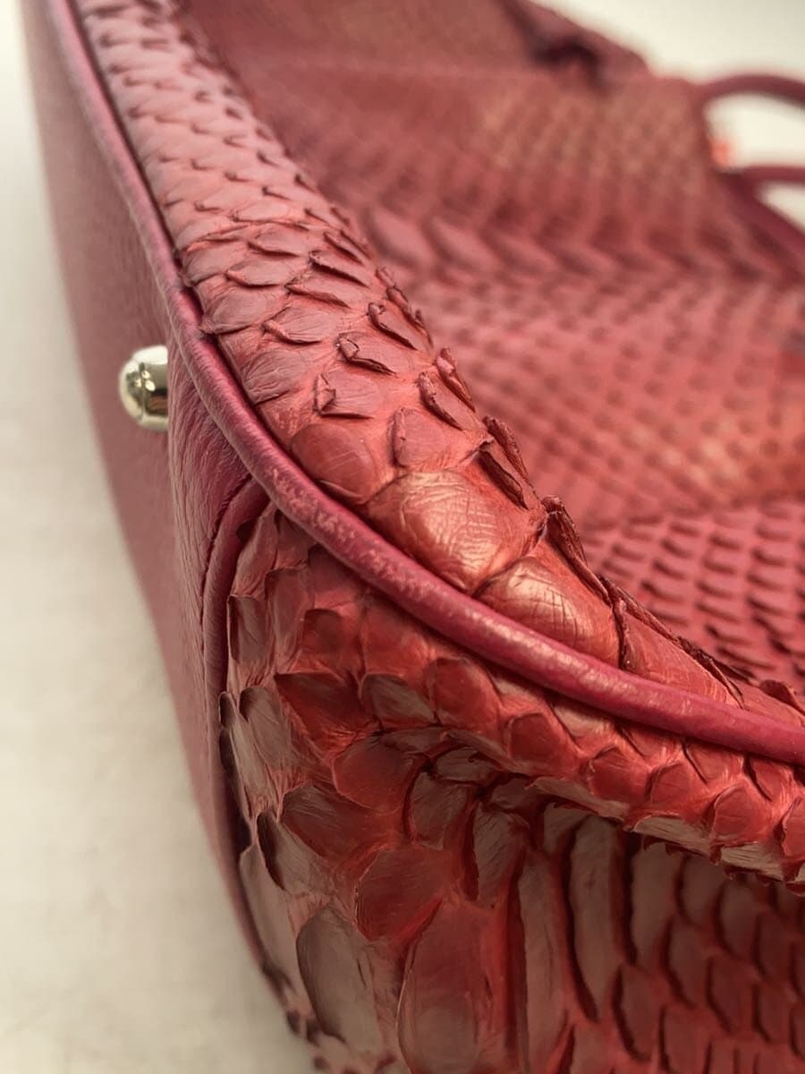 Other Brand Handbag Leather RED 8