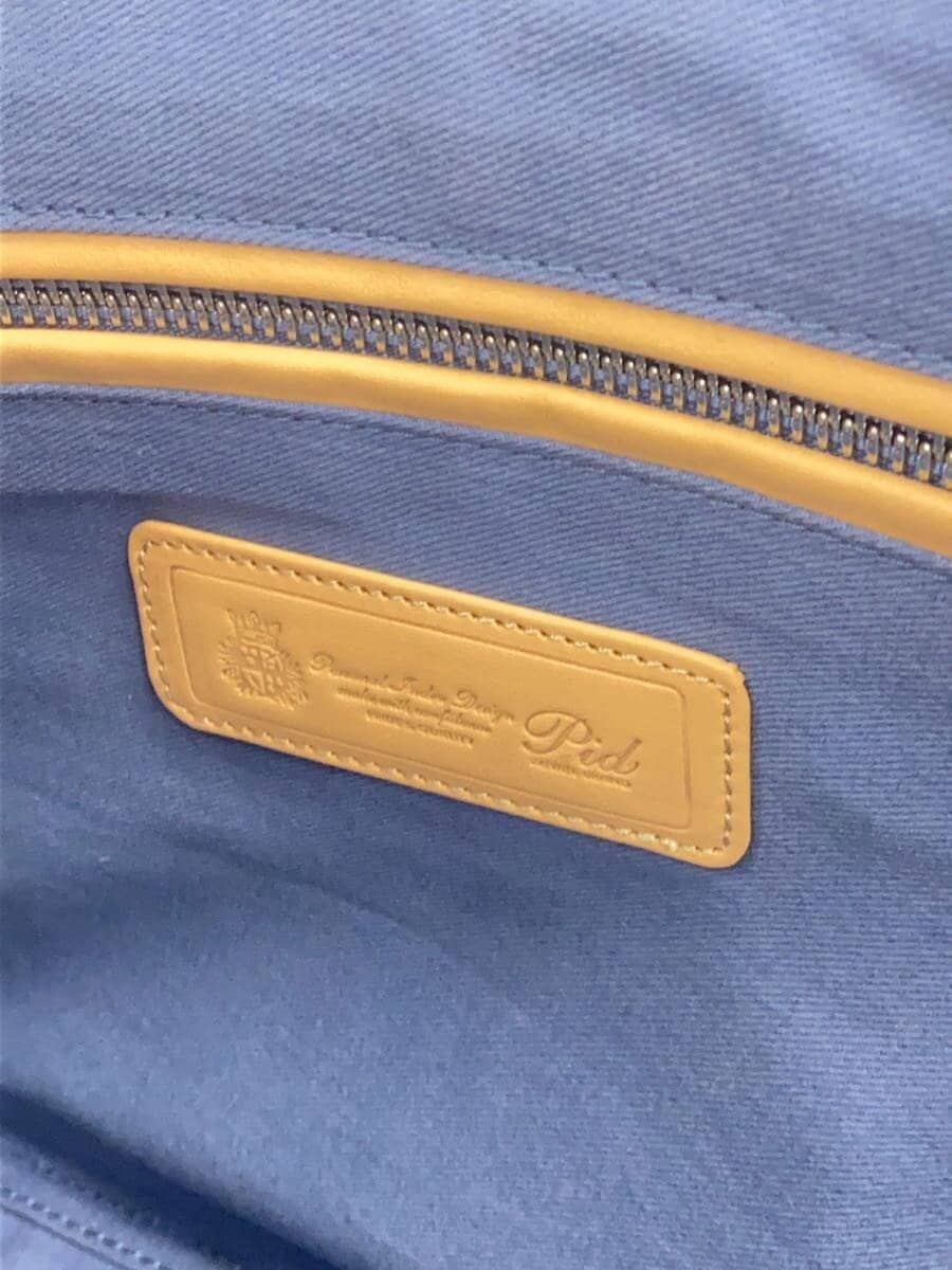 Pid Briefcase Compact Handbag Leather BLK 5