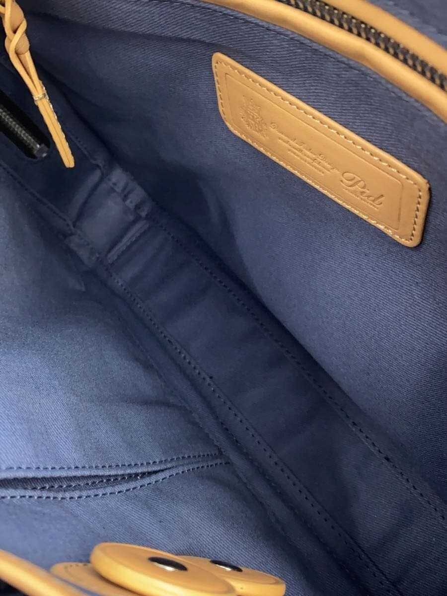 Pid Briefcase Compact Handbag Leather BLK 6