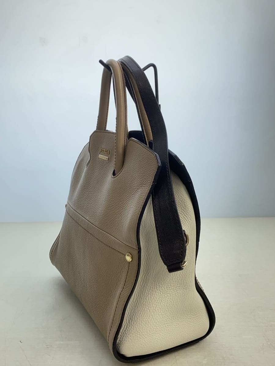 FURLA shoulder bag -- BEG plain 2