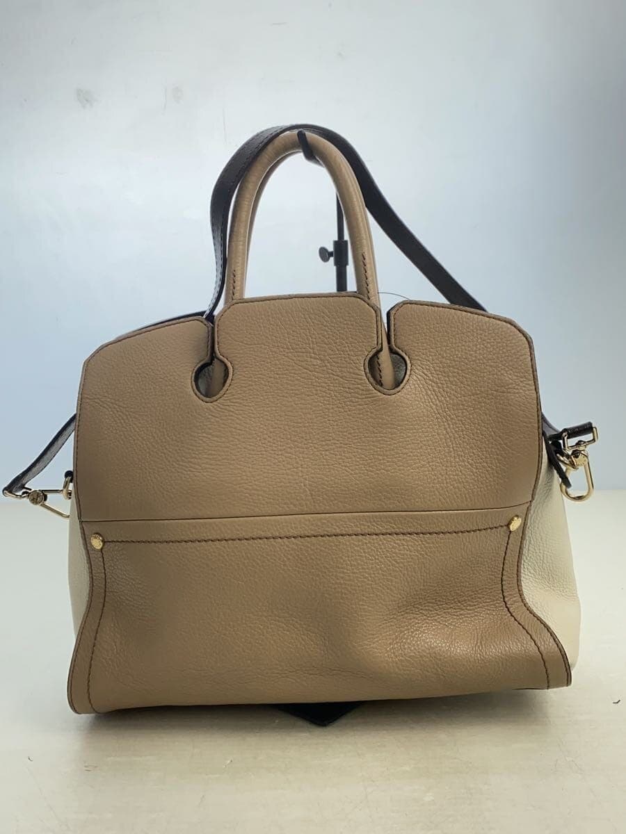 FURLA shoulder bag -- BEG plain 3