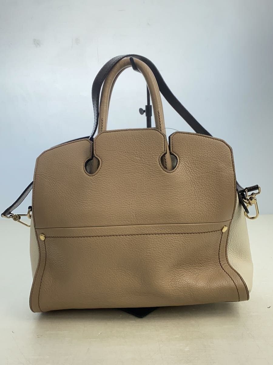 FURLA shoulder bag -- BEG plain 3
