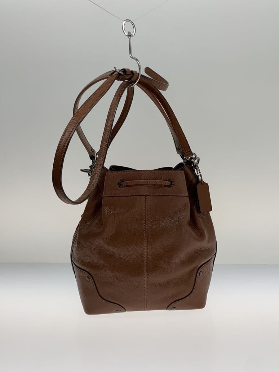COACH Shoulder Bag Leather BRW F35684 3