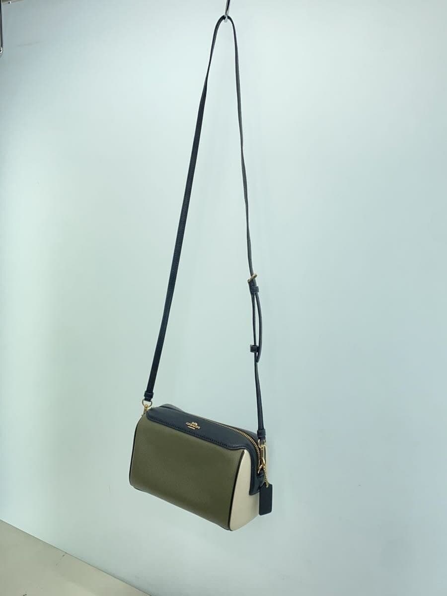 COACH Shoulder Bag PVC KHK F77685 2