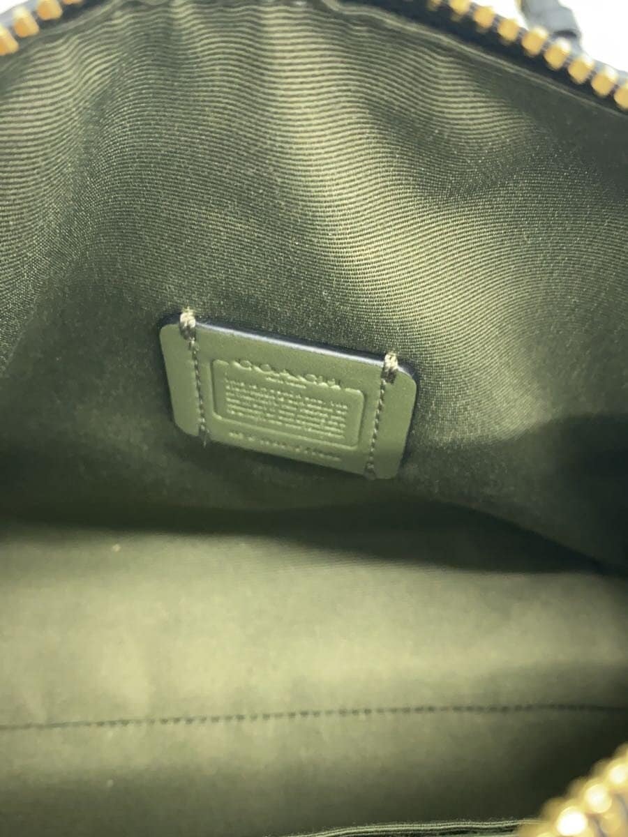 COACH Shoulder Bag PVC KHK F77685 6