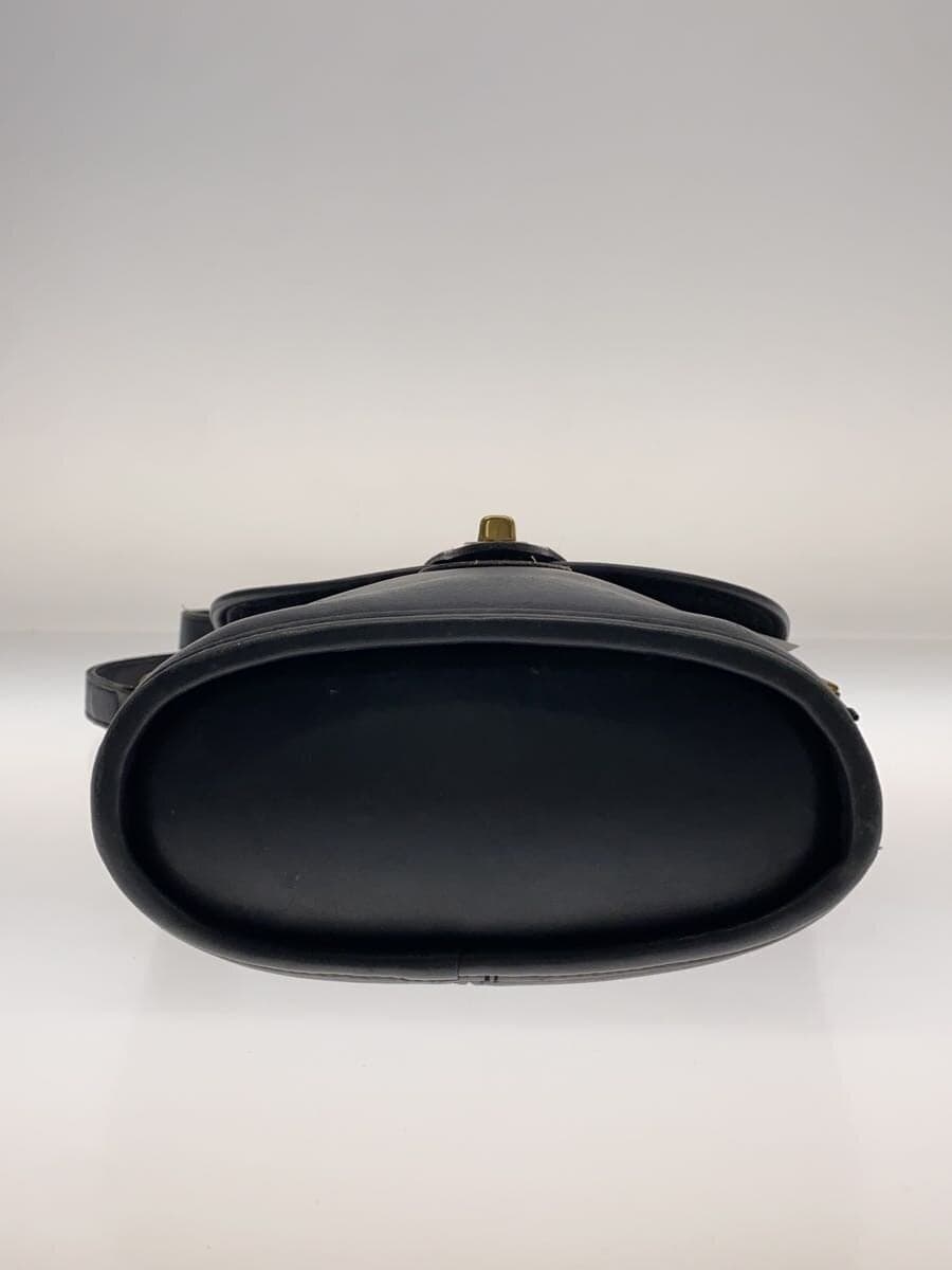 COACH Shoulder Bag Leather Black Solid F4C-9936 4