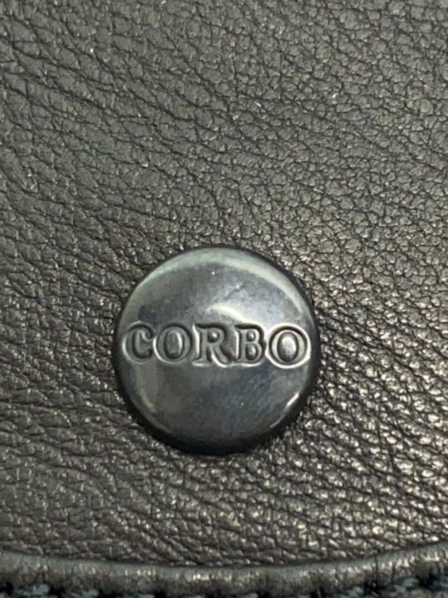 CORBO Shoulder Bag Leather BLK 5