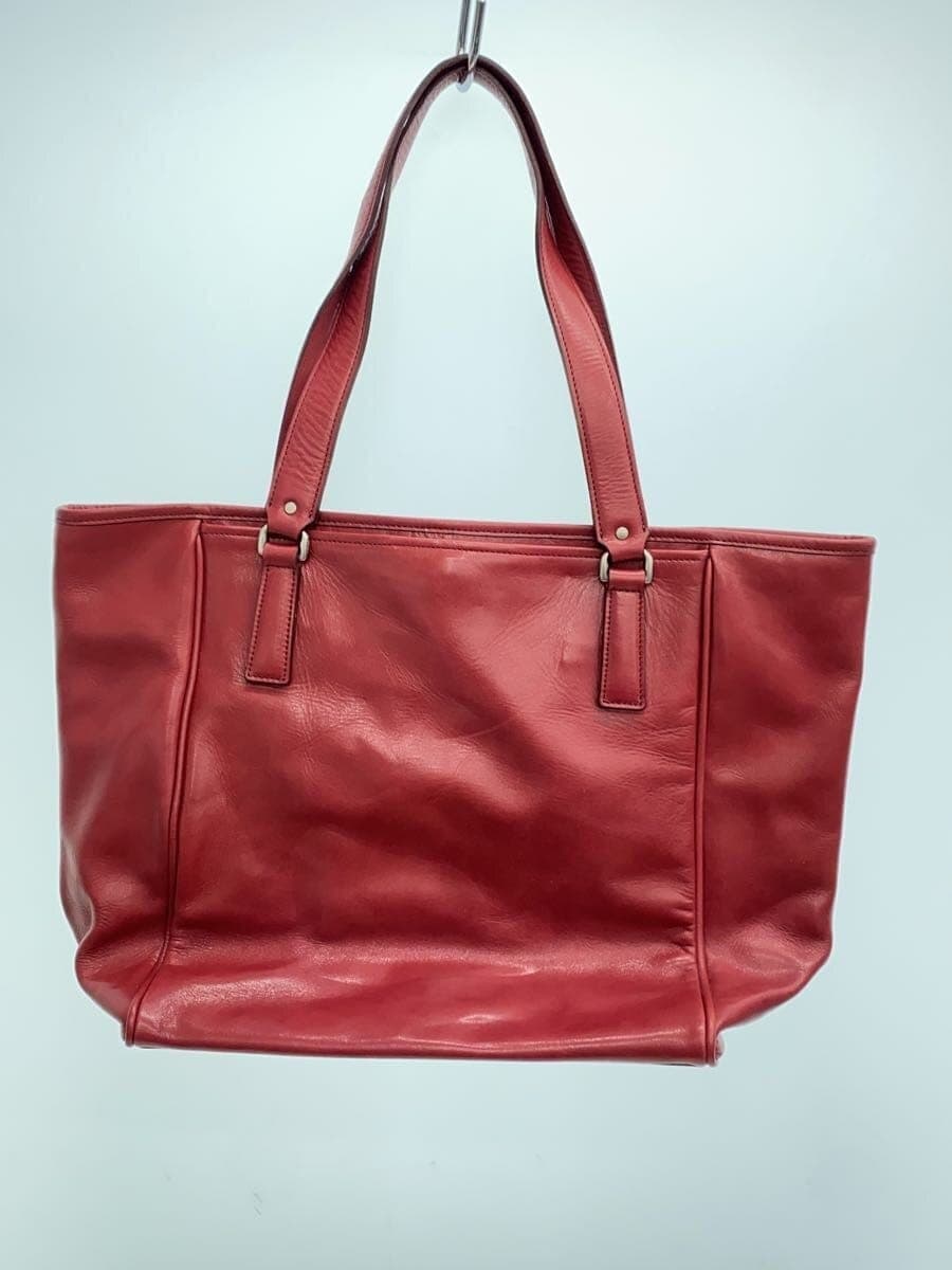 aniary Tote Bag Leather RED 3