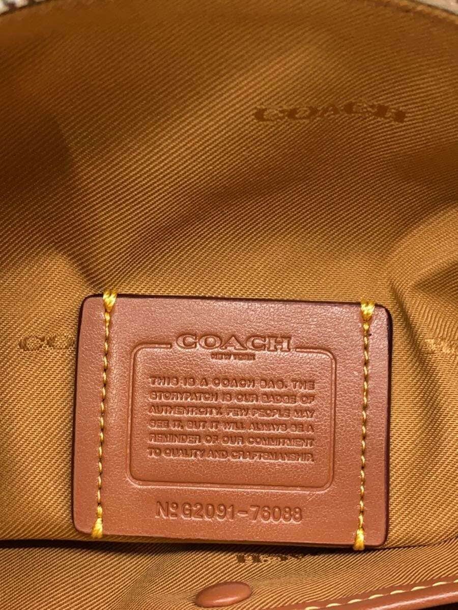 COACH Shoulder Bag Hadley Hobo Color Block All Leather Leather WHT 76088 5