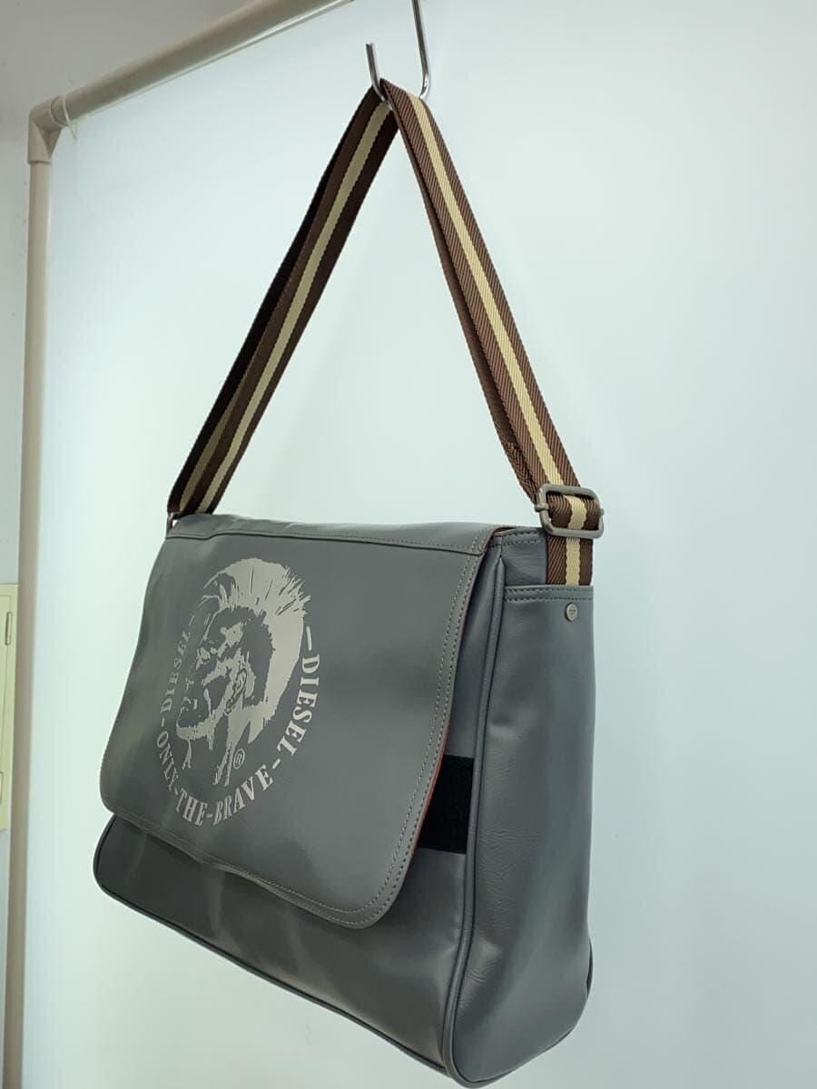 DIESEL Shoulder Bag GRY Solid RN93243 2