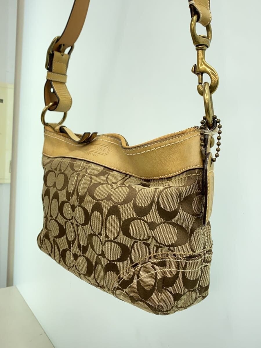 COACH Shoulder Bag_Signature Canvas BRW 2