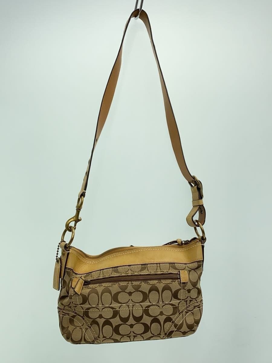COACH Shoulder Bag_Signature Canvas BRW 3