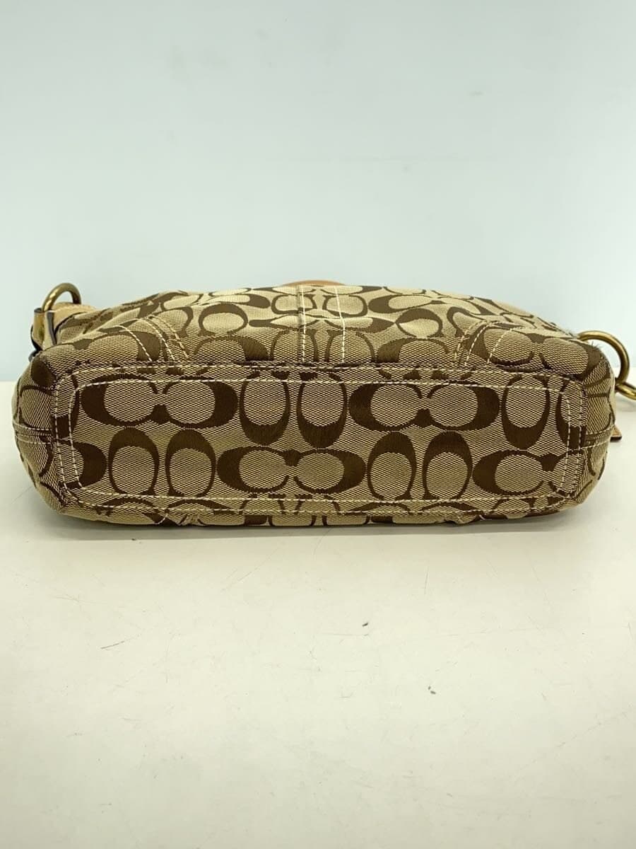 COACH Shoulder Bag_Signature Canvas BRW 4
