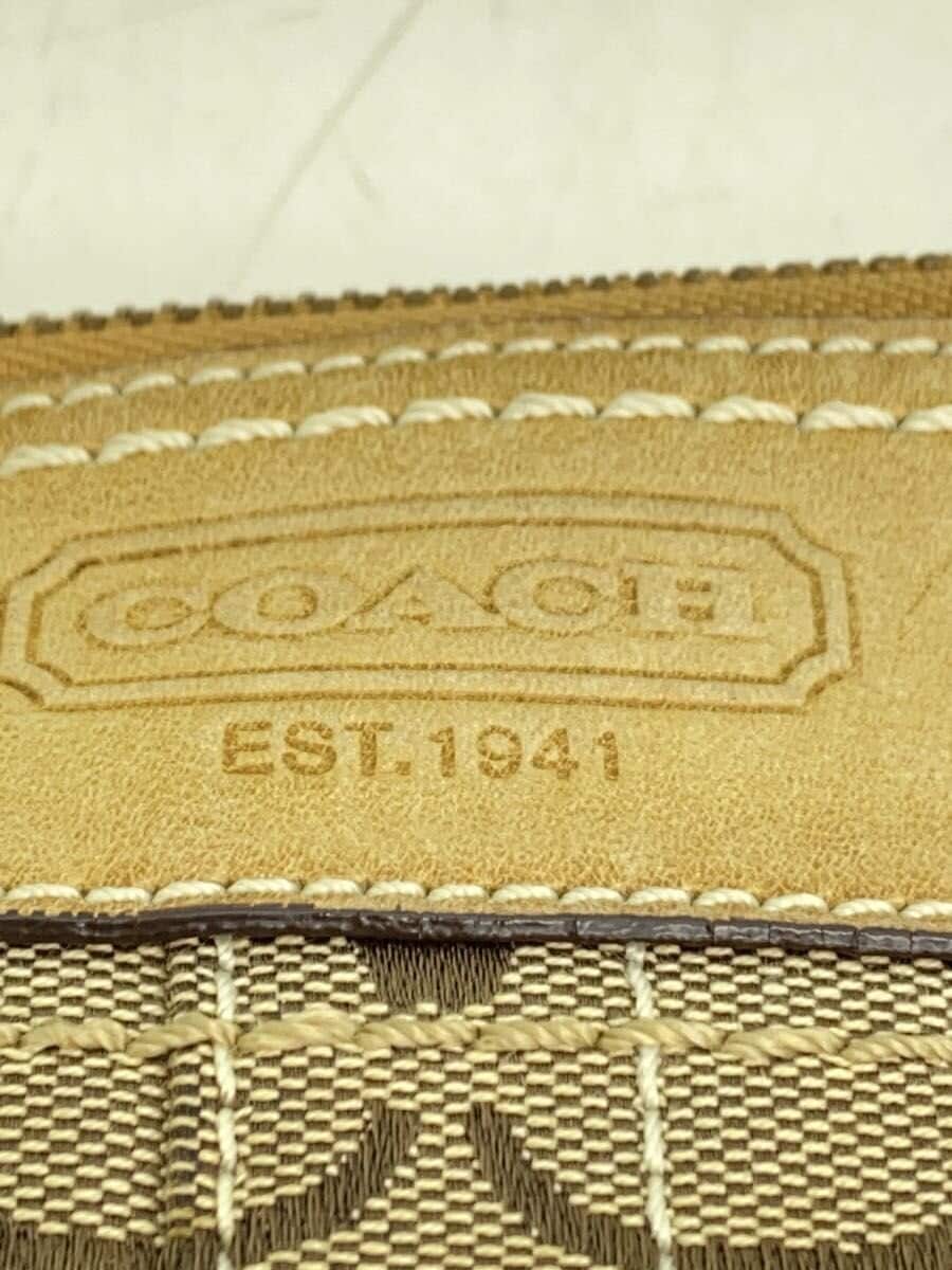 COACH Shoulder Bag_Signature Canvas BRW 5