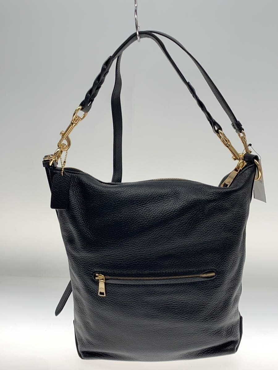 COACH Shoulder Bag_Duffle Leather BLK F31507 3