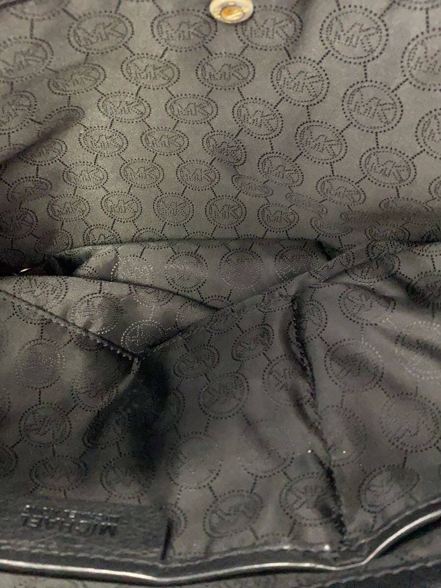 MICHAEL KORS Shoulder Bag Leather BLK All Over Pattern AP-1207 6