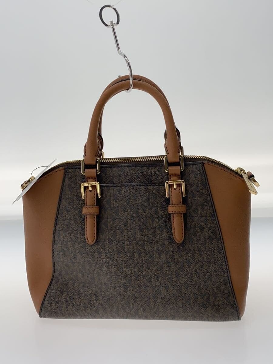 MICHAEL KORS Shoulder Bag Leather BRW All Over Pattern DI-2001 3